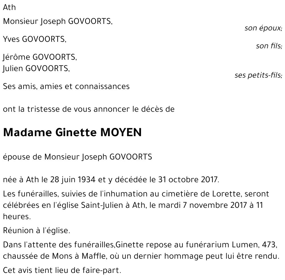 Ginette MOYEN