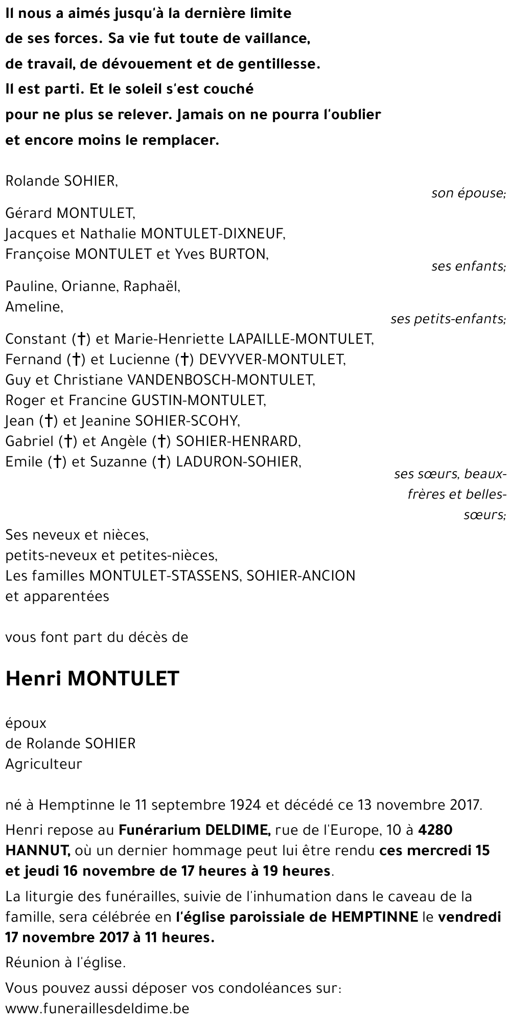 Henri MONTULET
