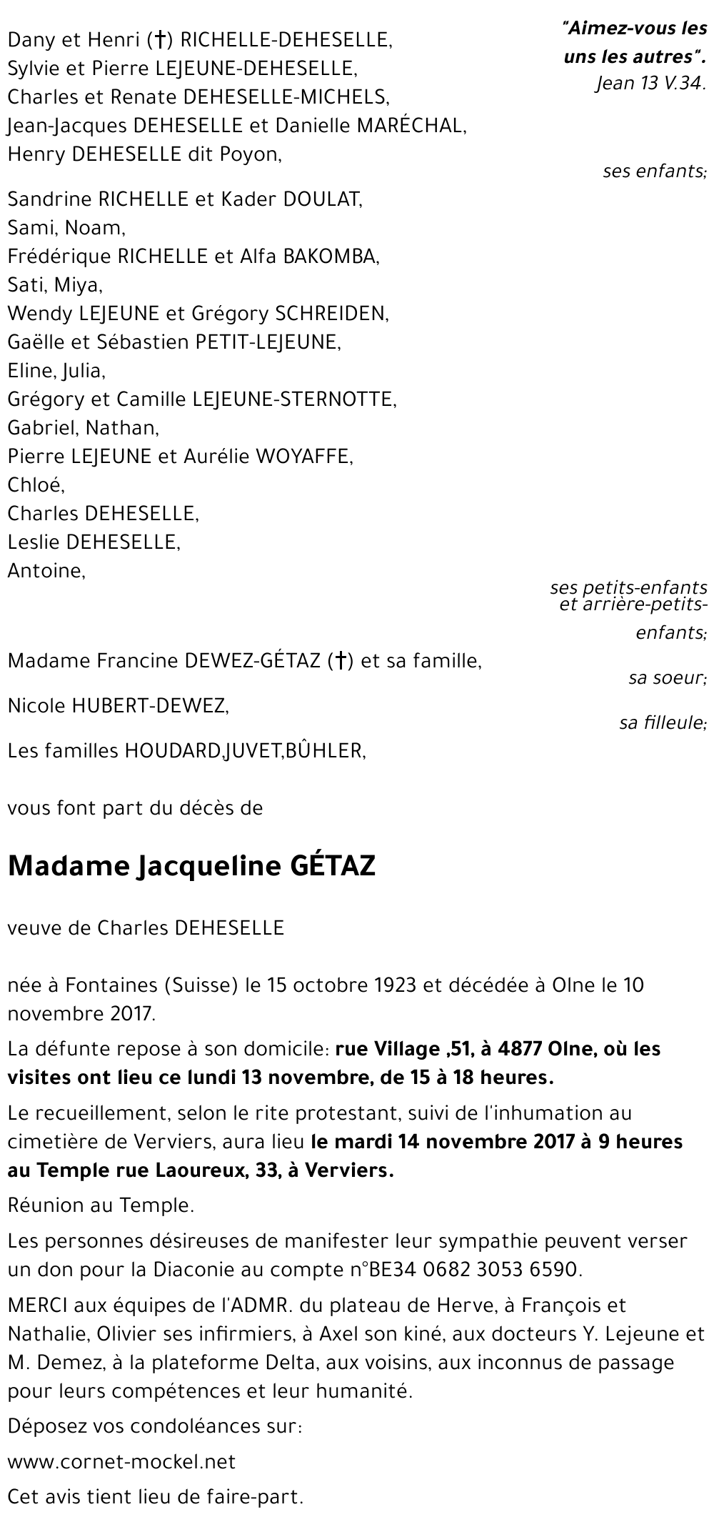Jacqueline GETAZ