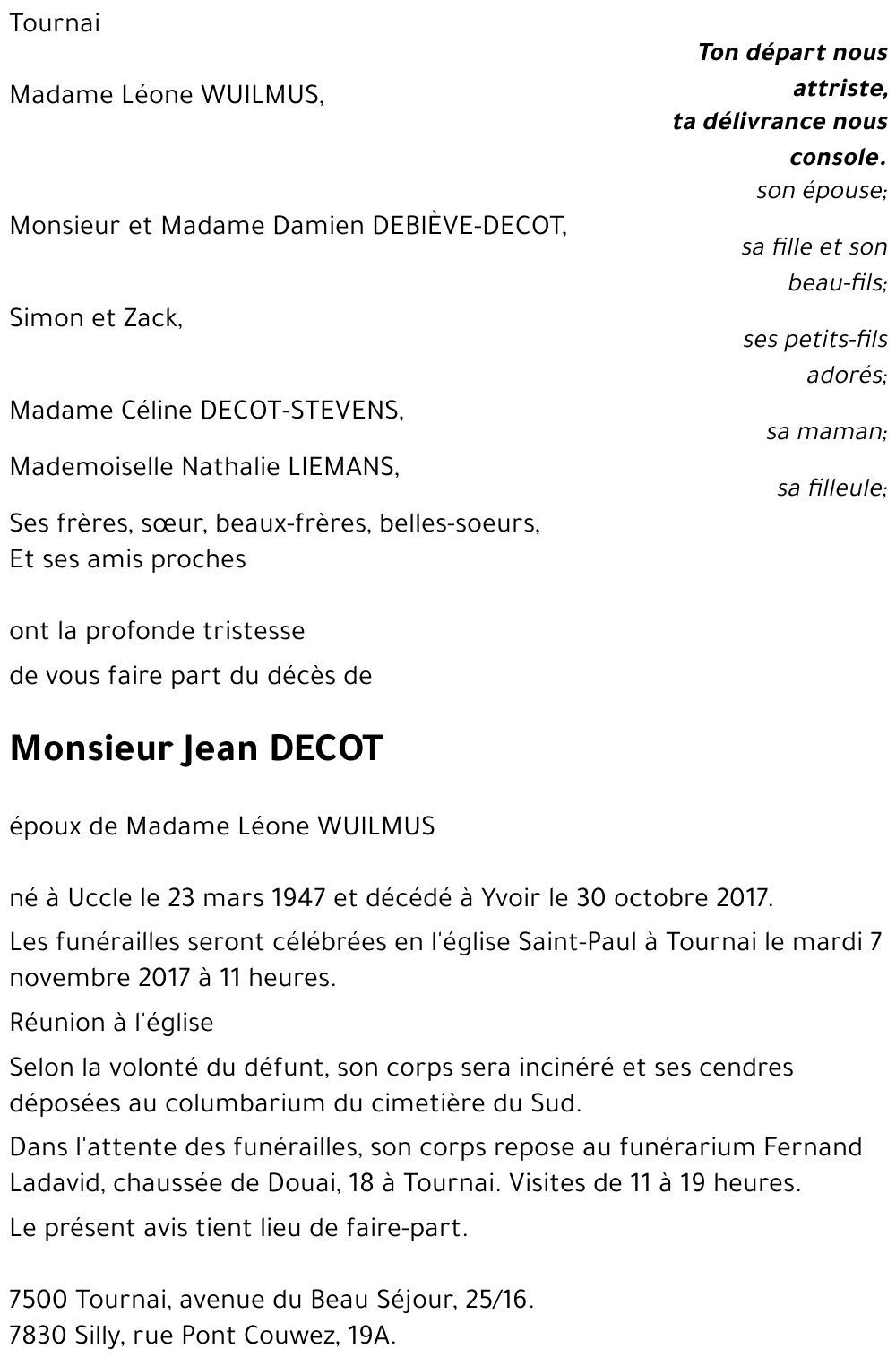 Jean DECOT