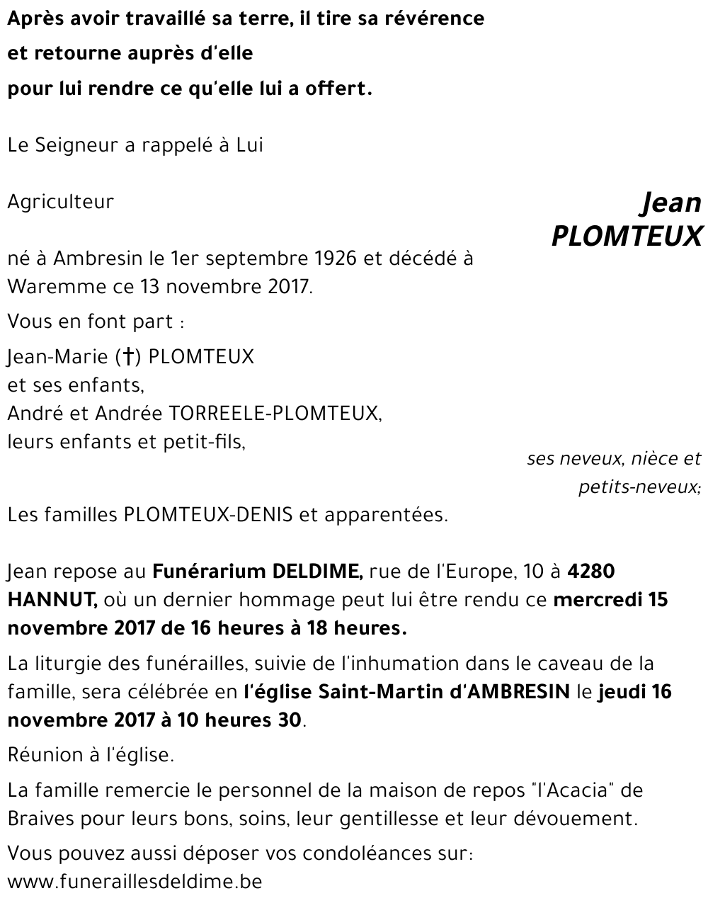 Jean PLOMTEUX
