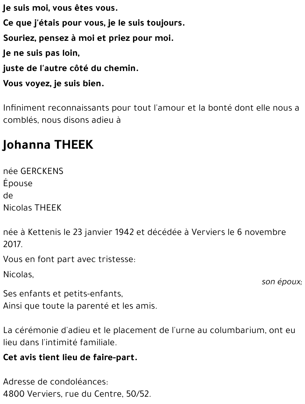 Johanna THEEK