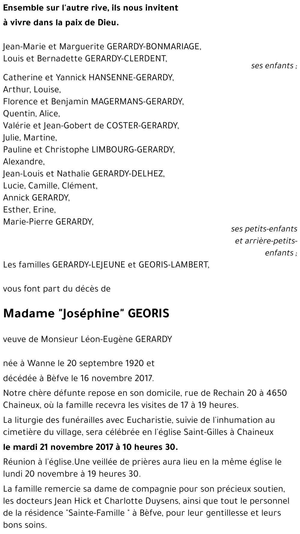 Joséphine GEORIS