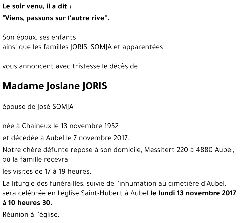 Josiane JORIS