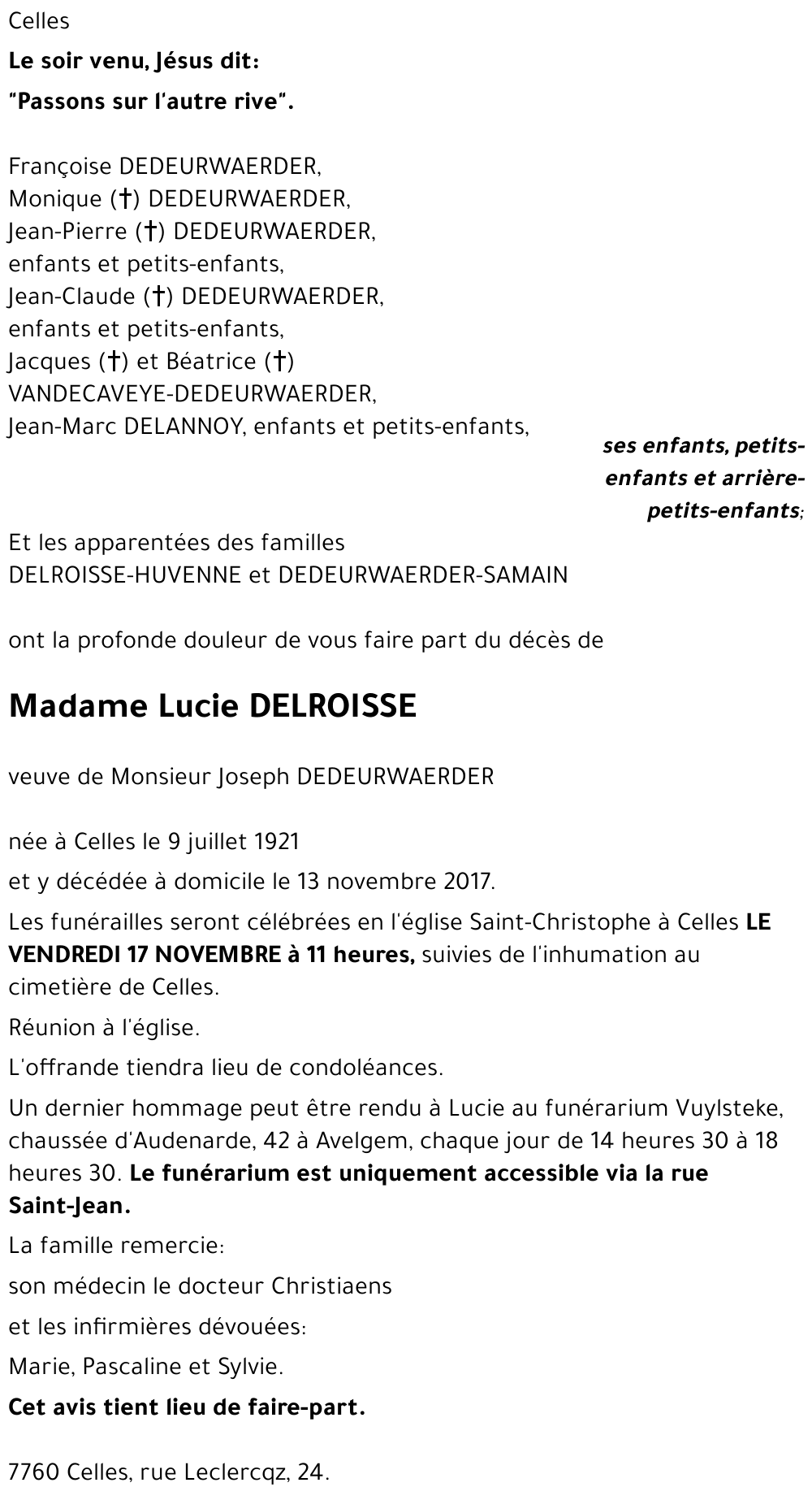 Lucie DELROISSE