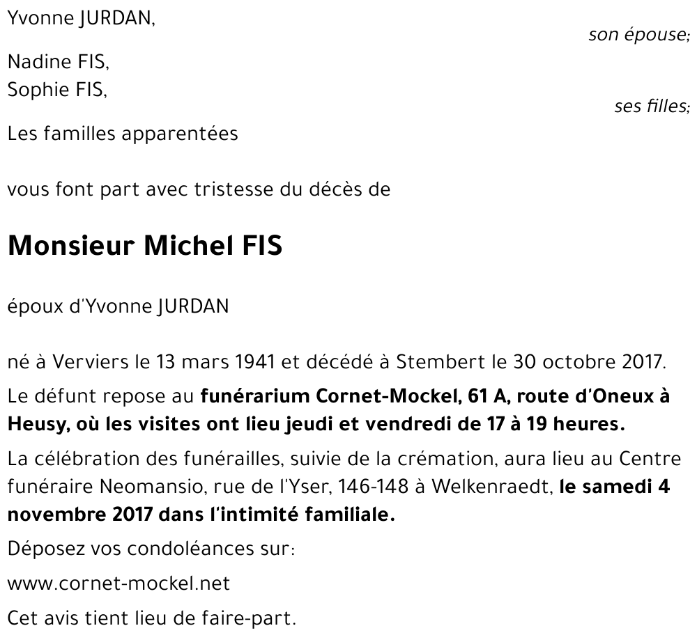 Michel FIS