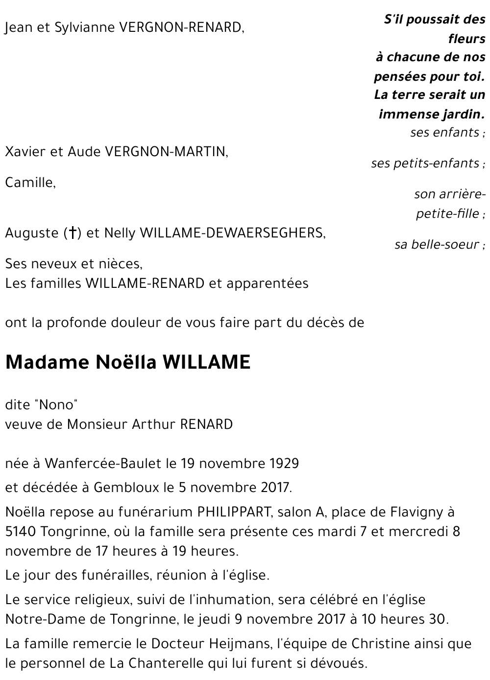 Noëlla WILLAME