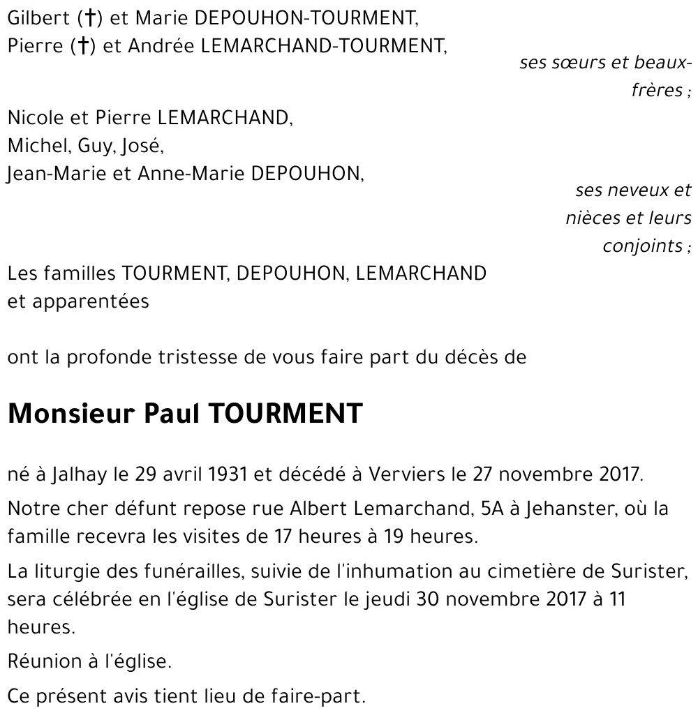 Paul TOURMENT