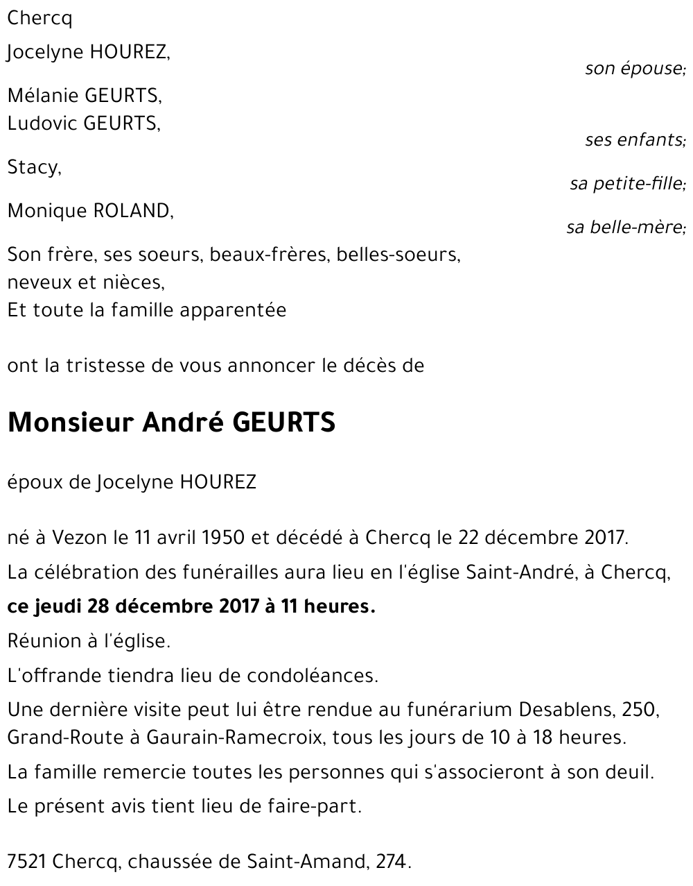 André GEURTS