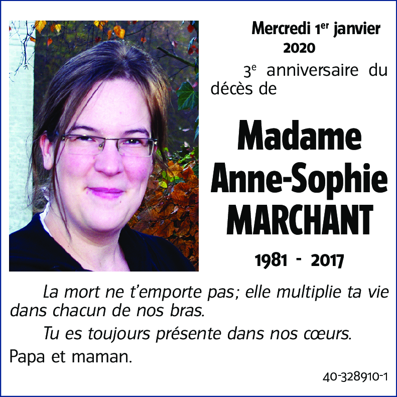 Anne-Sophie MARCHANT