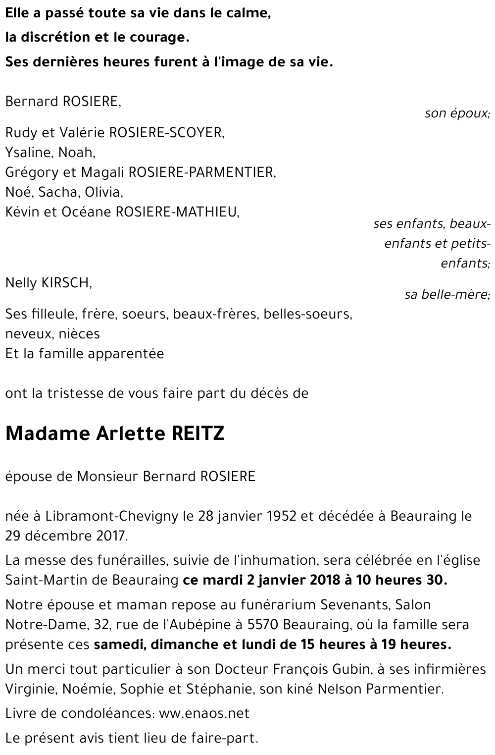 Arlette REITZ