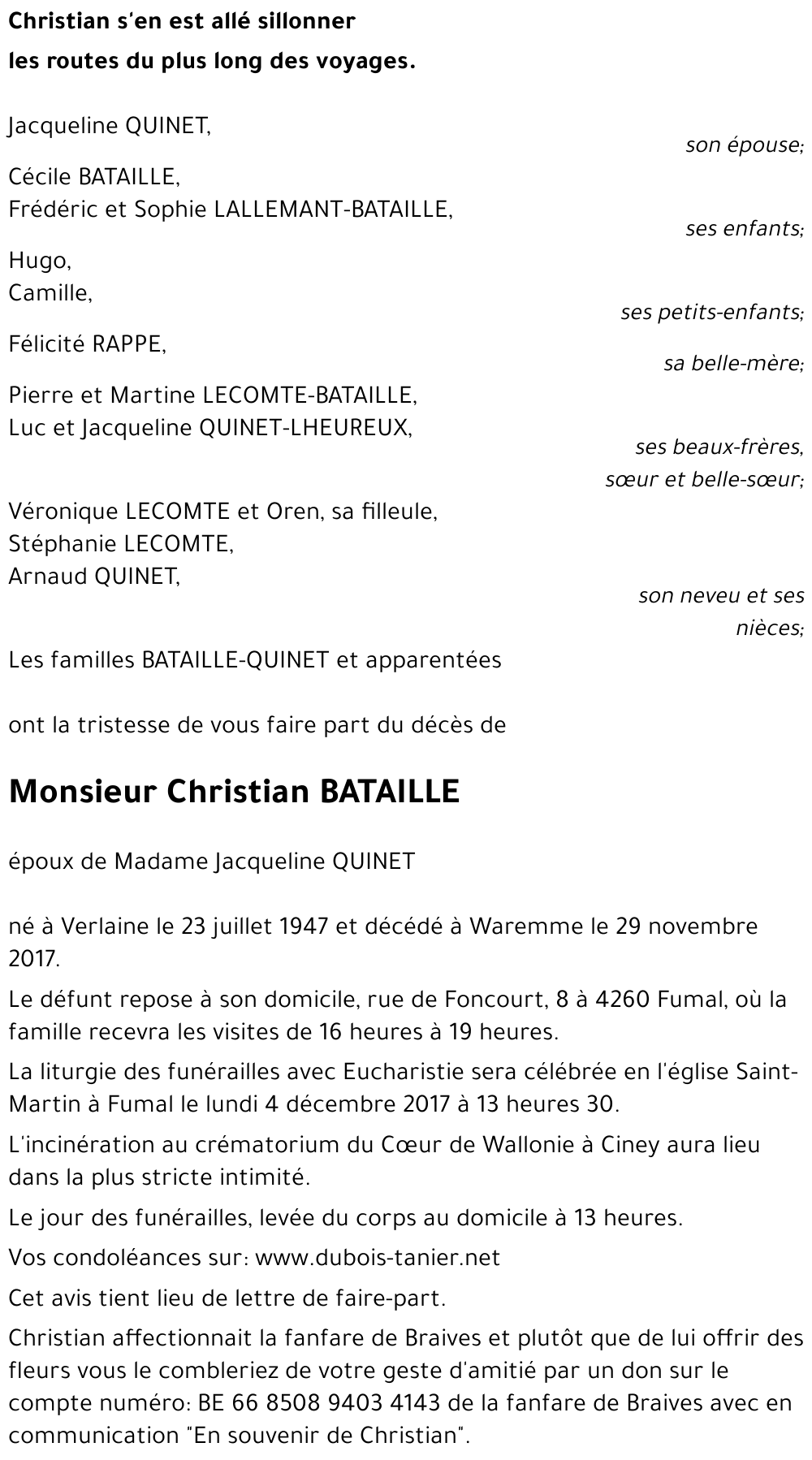 Christian BATAILLE