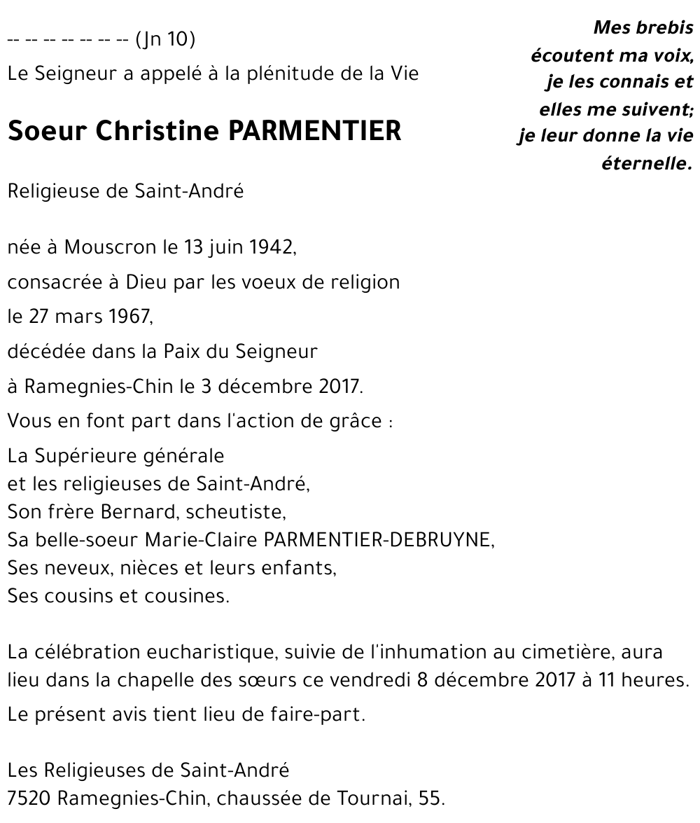 Christine PARMENTIER