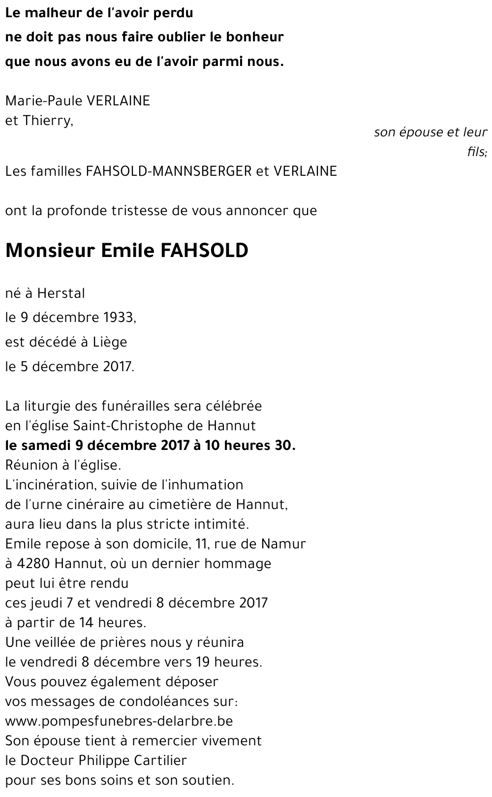 Emile FAHSOLD