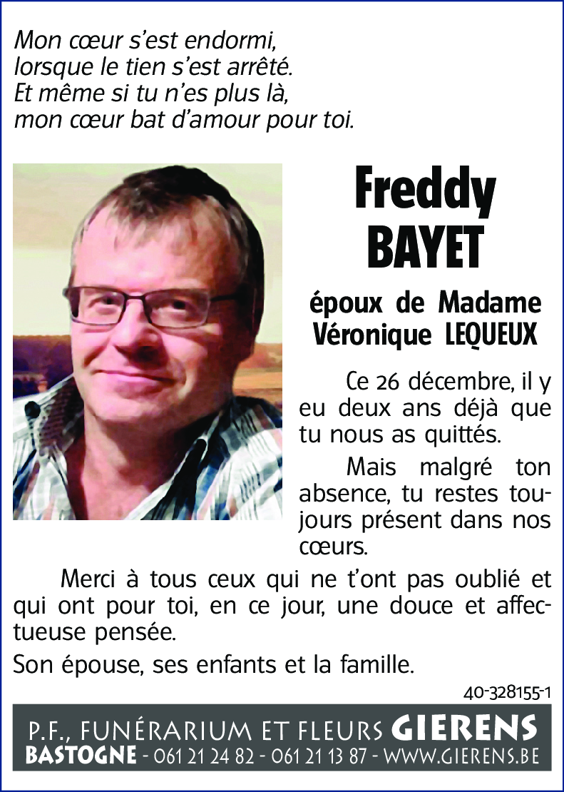 Freddy BAYET