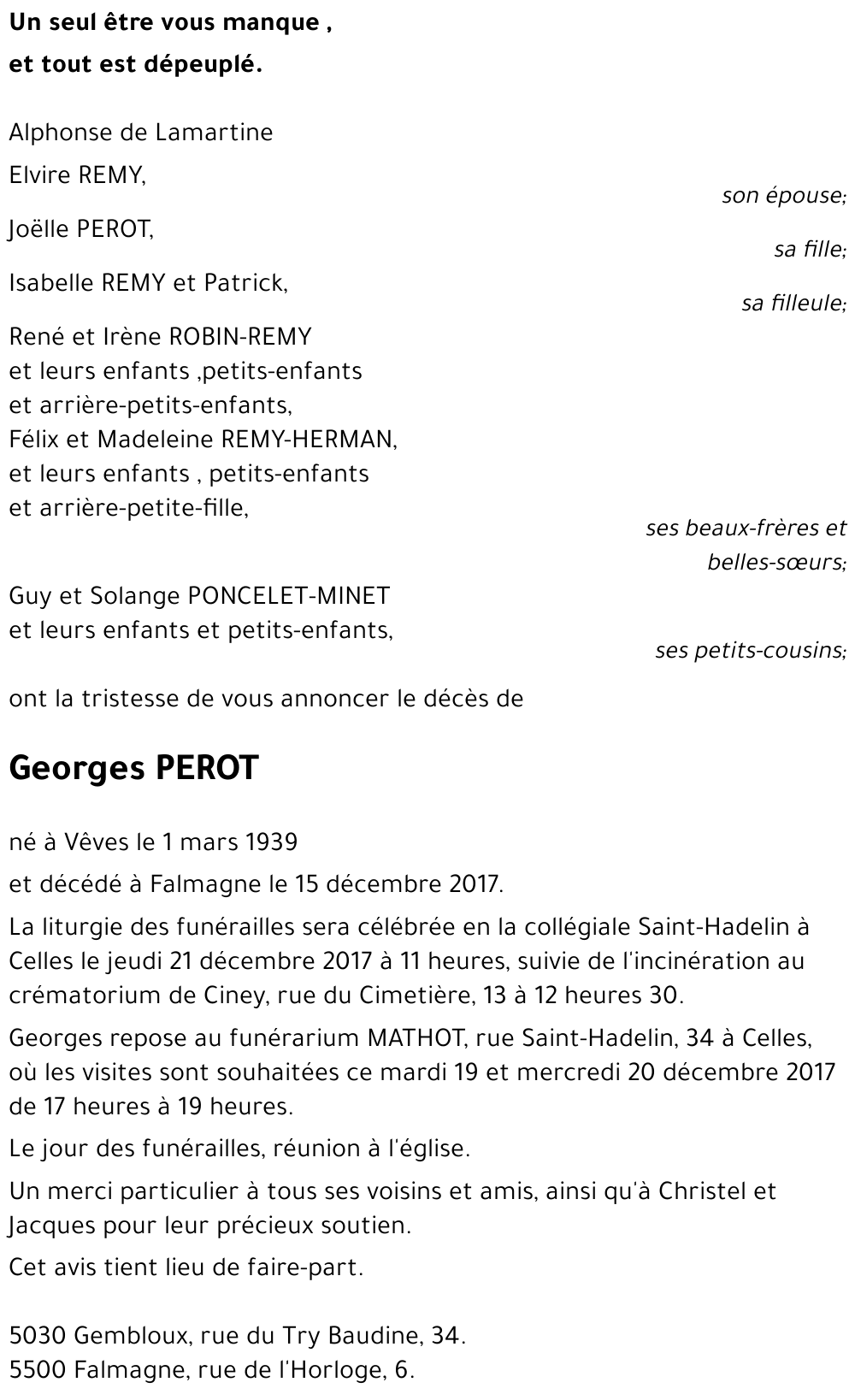 Georges PEROT