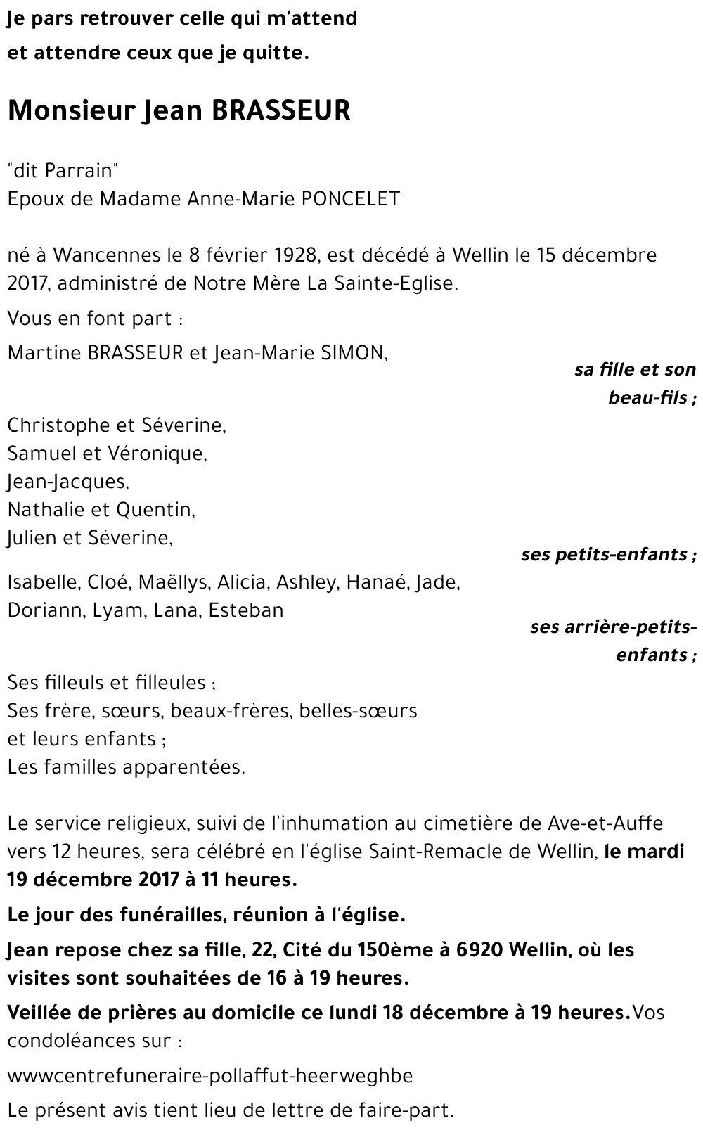 Jean-Marie BRASSEUR