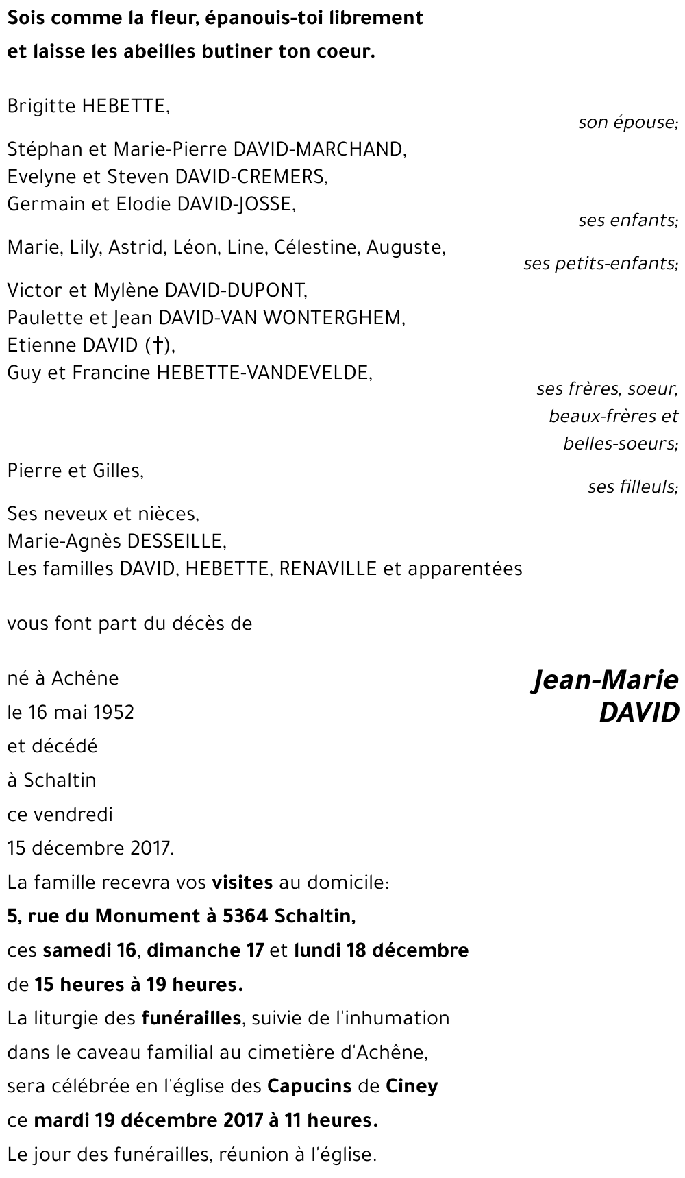 Jean-Marie DAVID