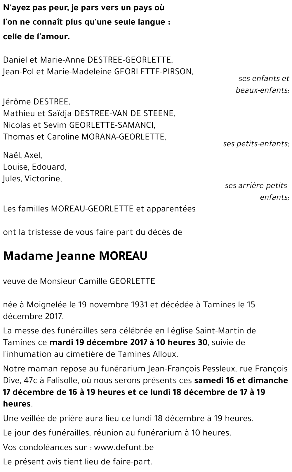 Jeanne MOREAU