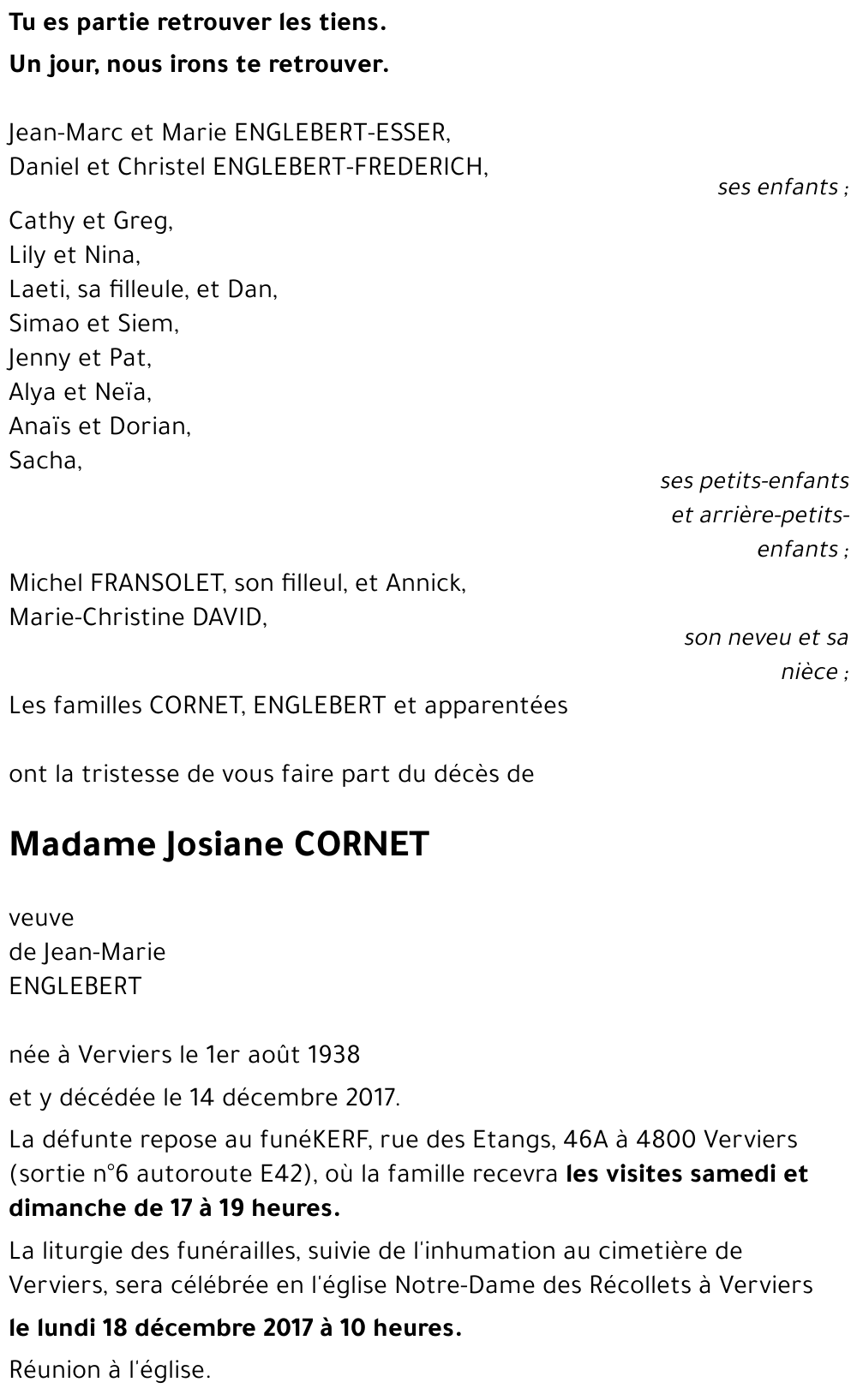 Josiane CORNET