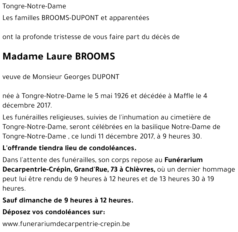 Laure BROOMS