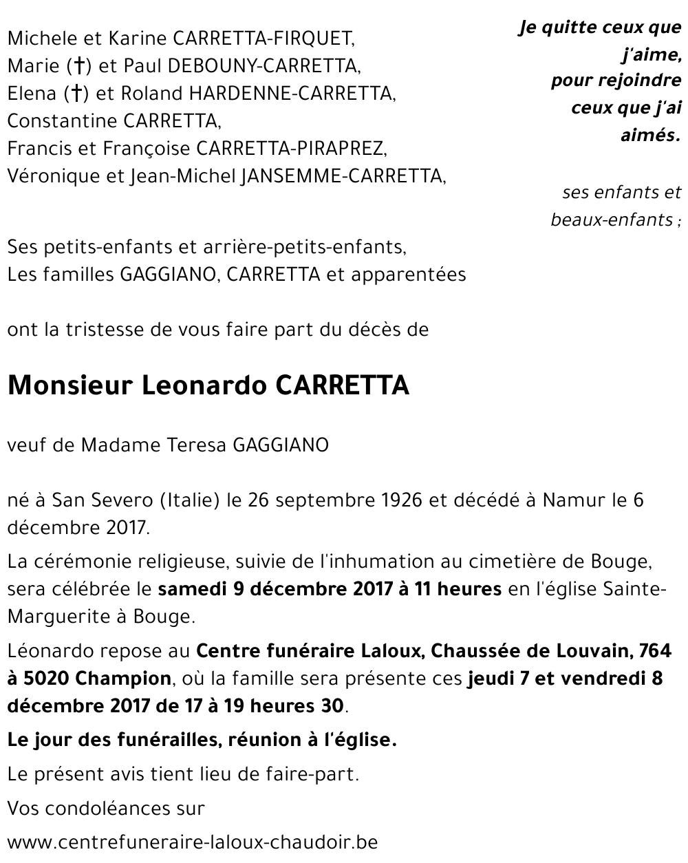 Léonardo CARRETTA