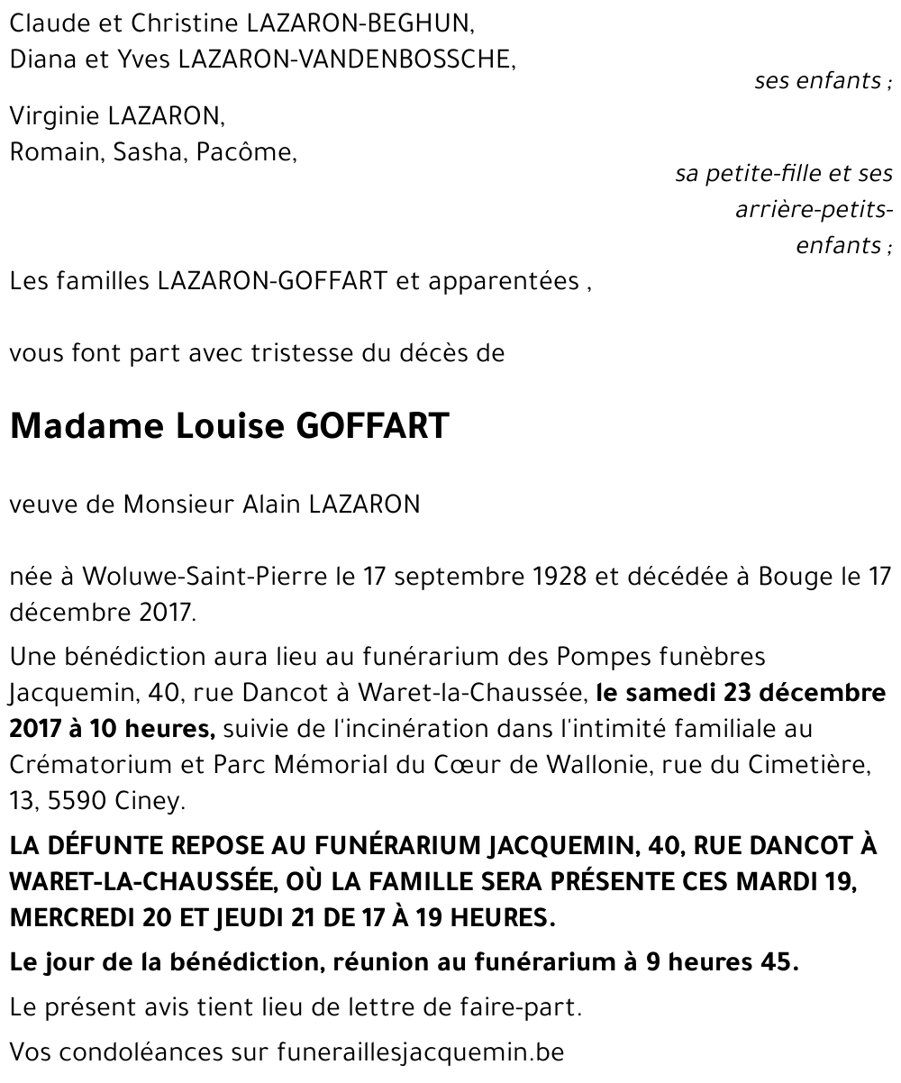 Louise GOFFART