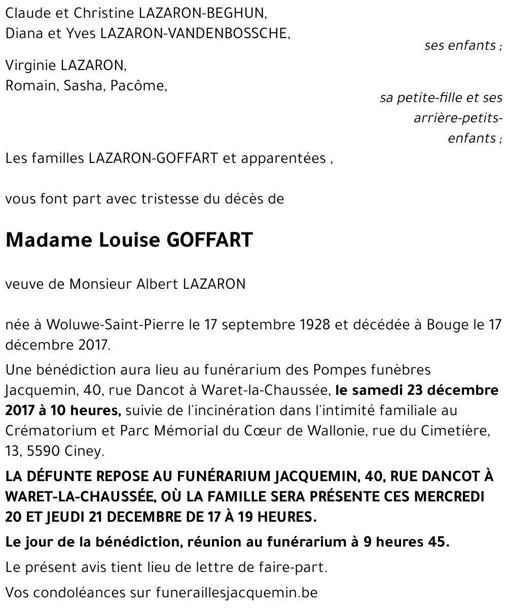 Louise GOFFART