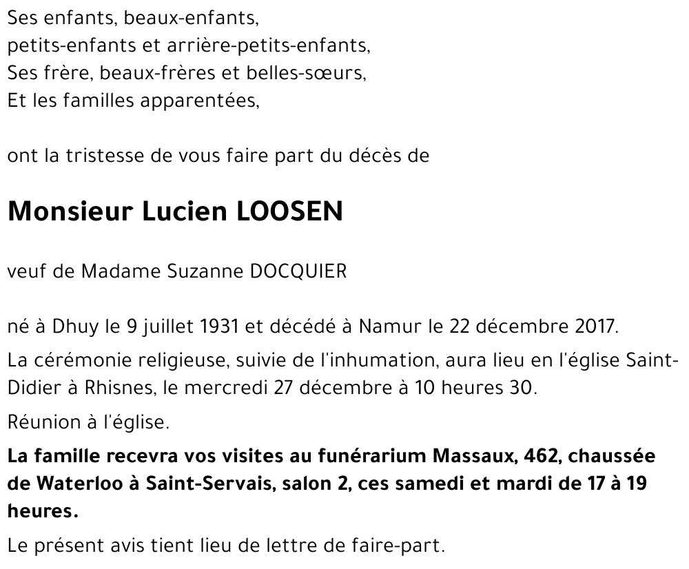 Lucien LOOSEN