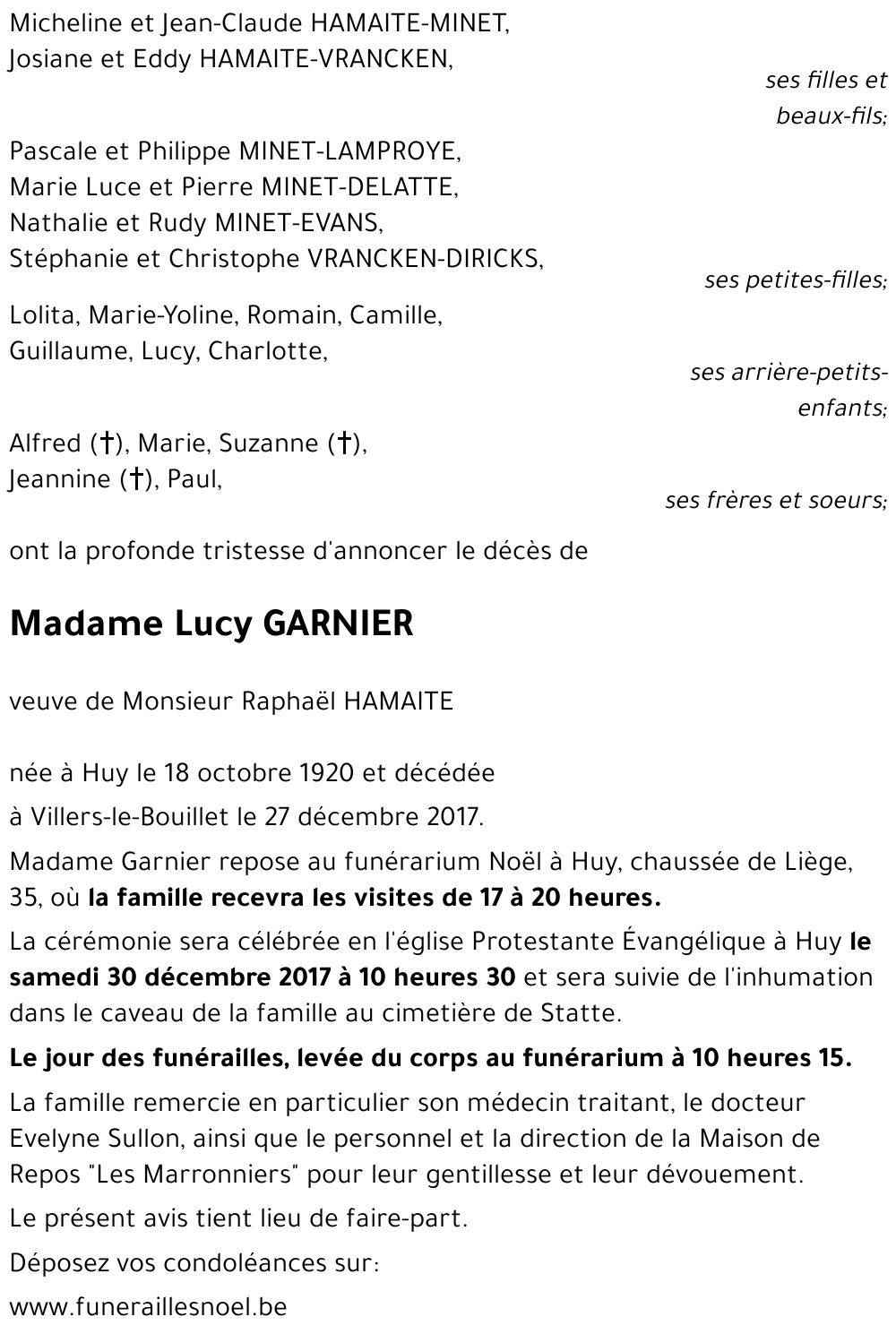 Lucy GARNIER