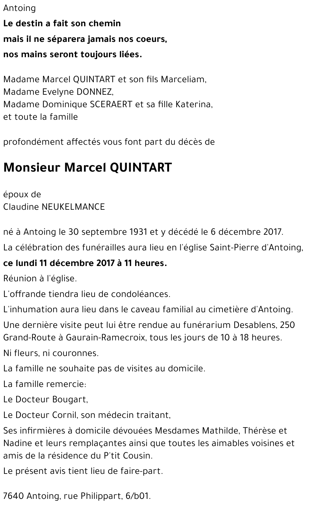 Marcel QUINTART