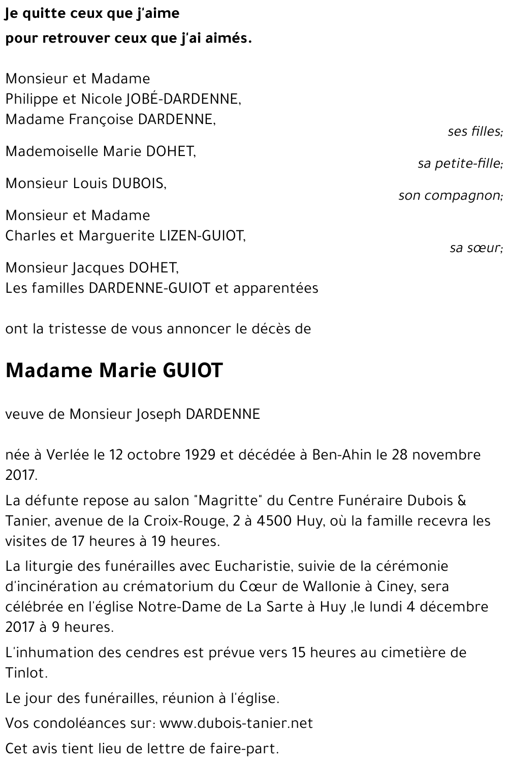 Marie GUIOT