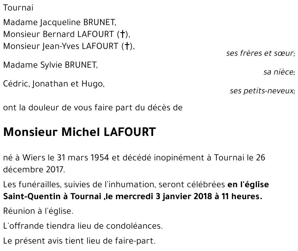 Michel LAFOURT