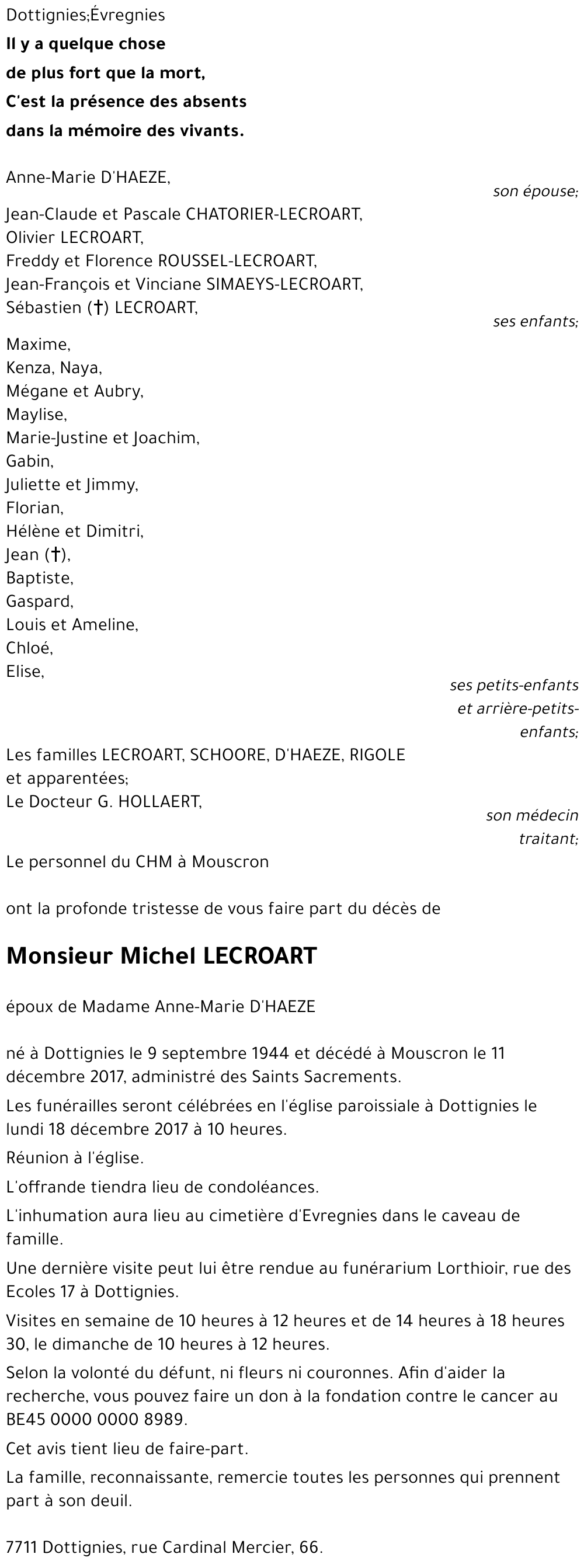 Michel LECROART