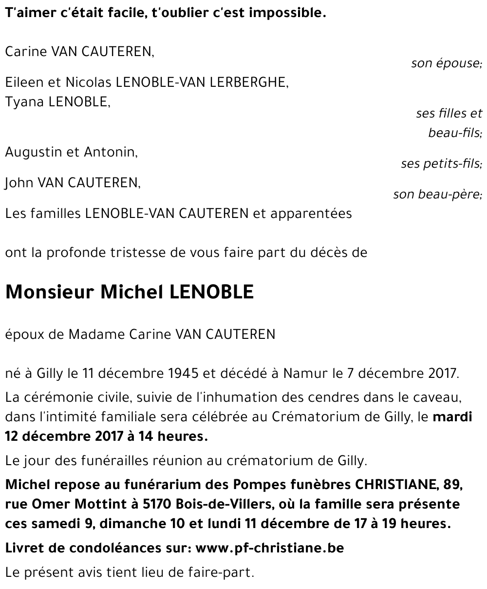 Michel LENOBLE