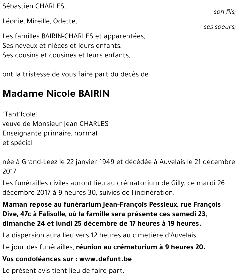Nicole BAIRIN