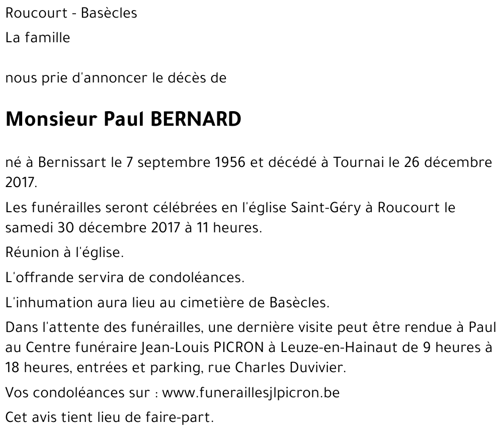 Paul BERNARD