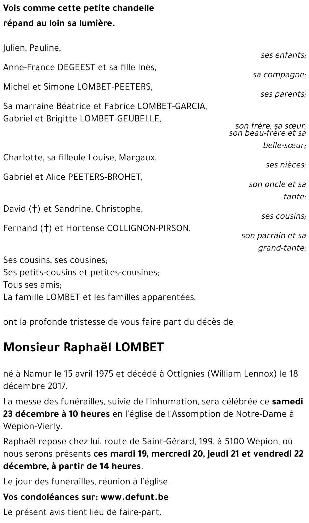 Raphaël LOMBET