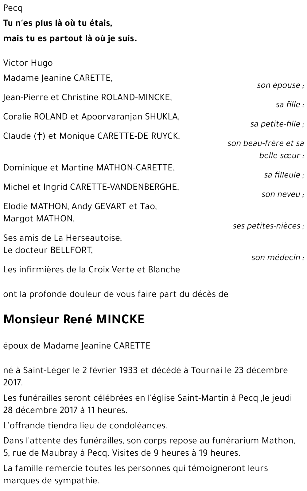 René MINCKE