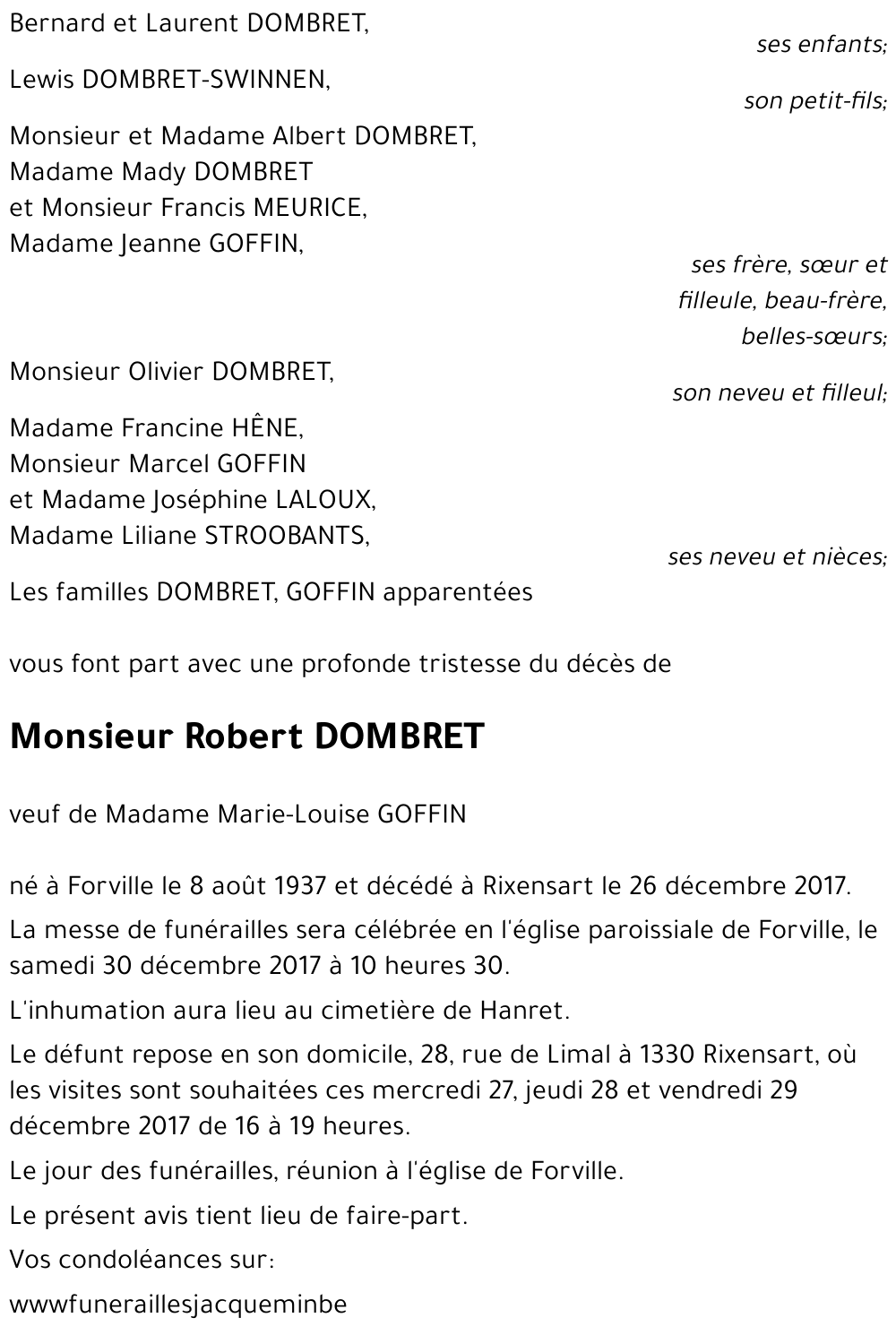 Robert DOMBRET