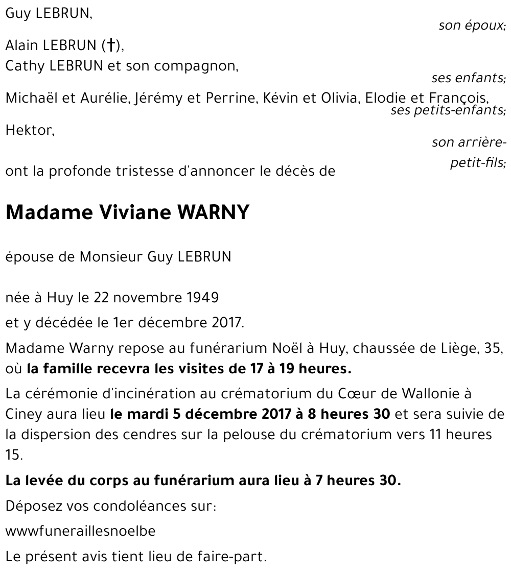 Viviane WARNY