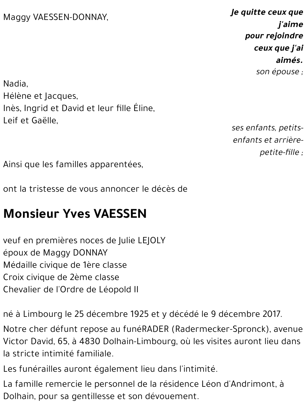 Yves VAESSEN