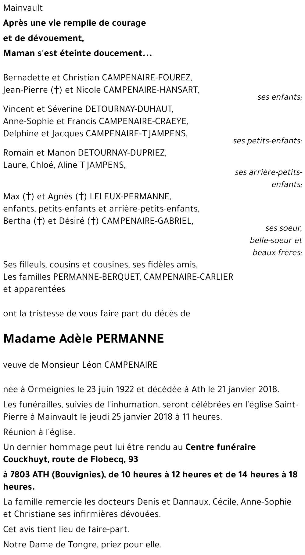 Adèle PERMANE