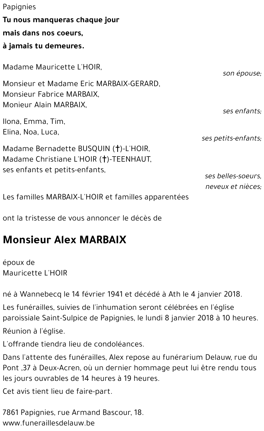 Alex MARBAIX