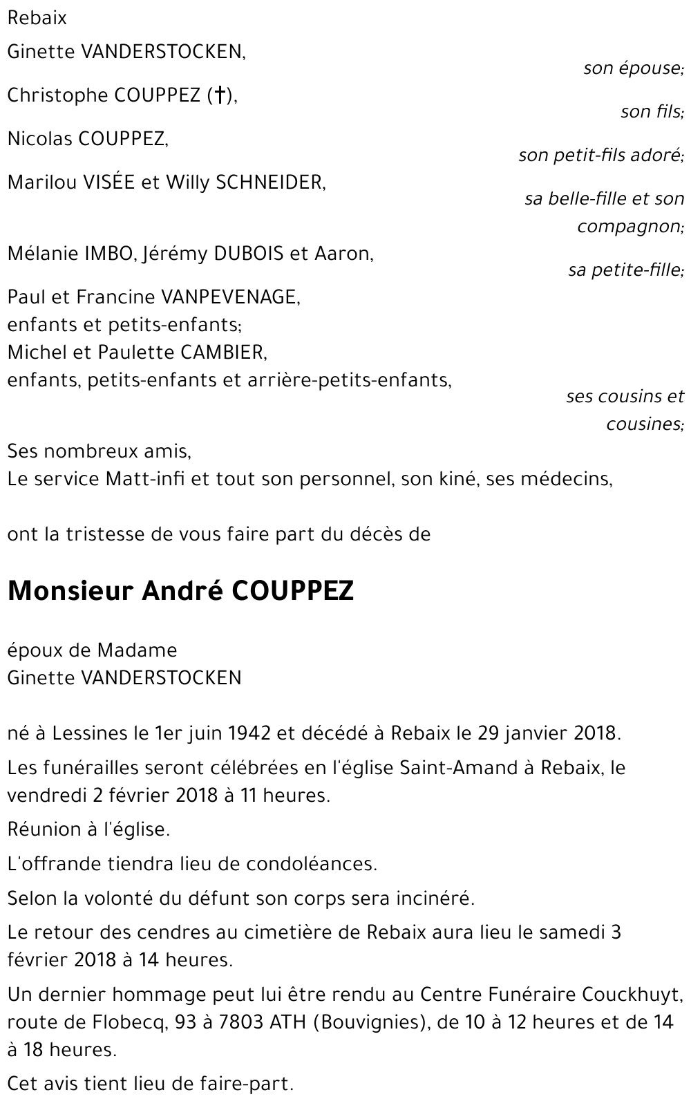 André COUPPEZ
