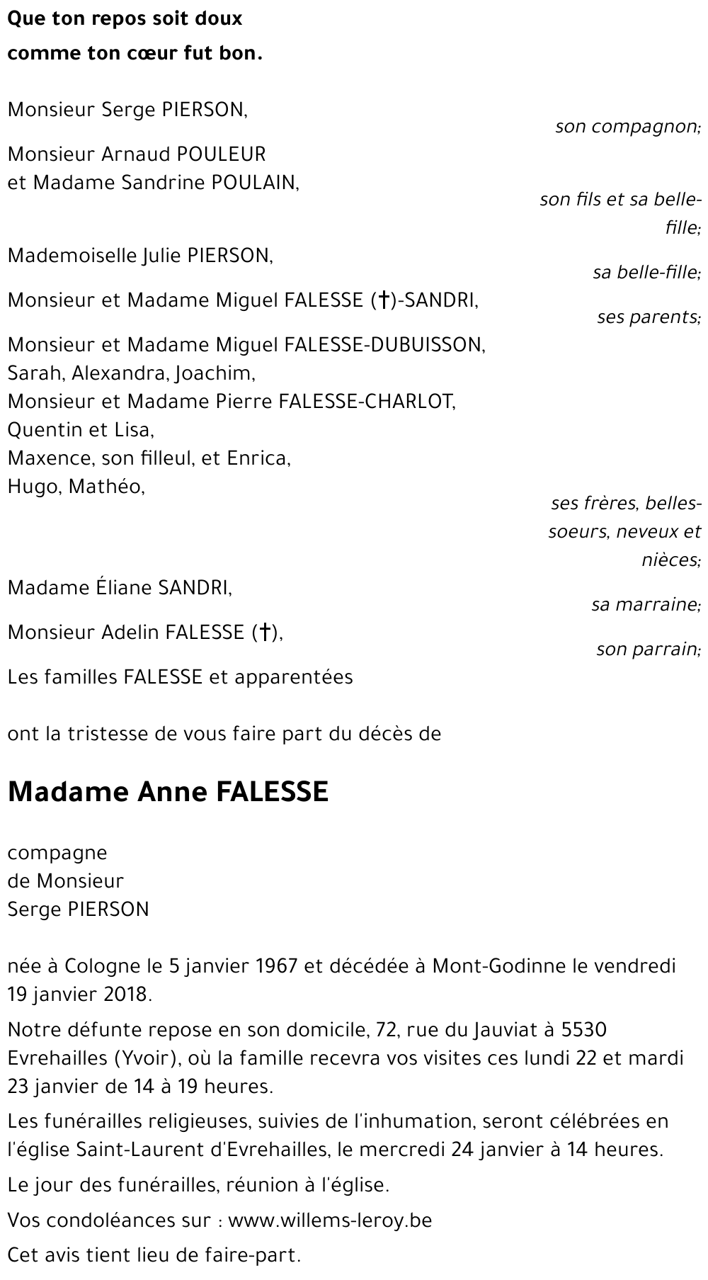 Anne FALESSE