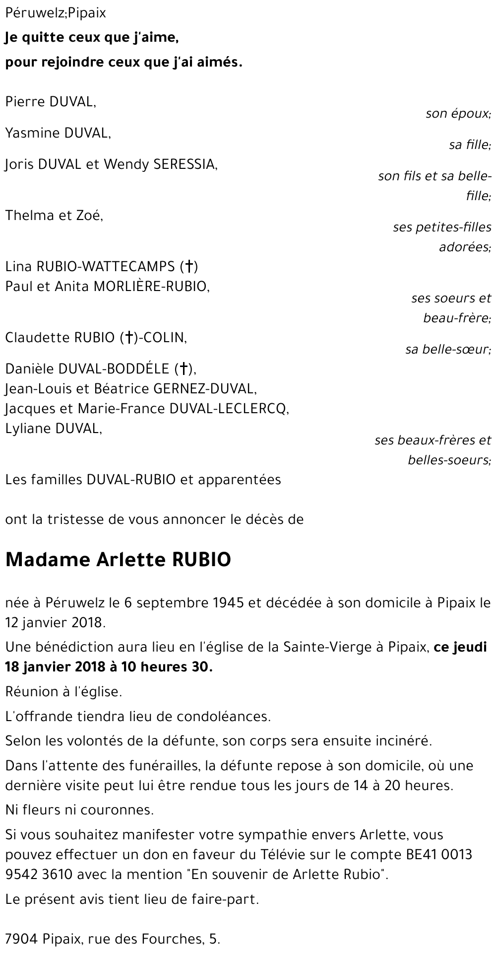 Arlette RUBIO