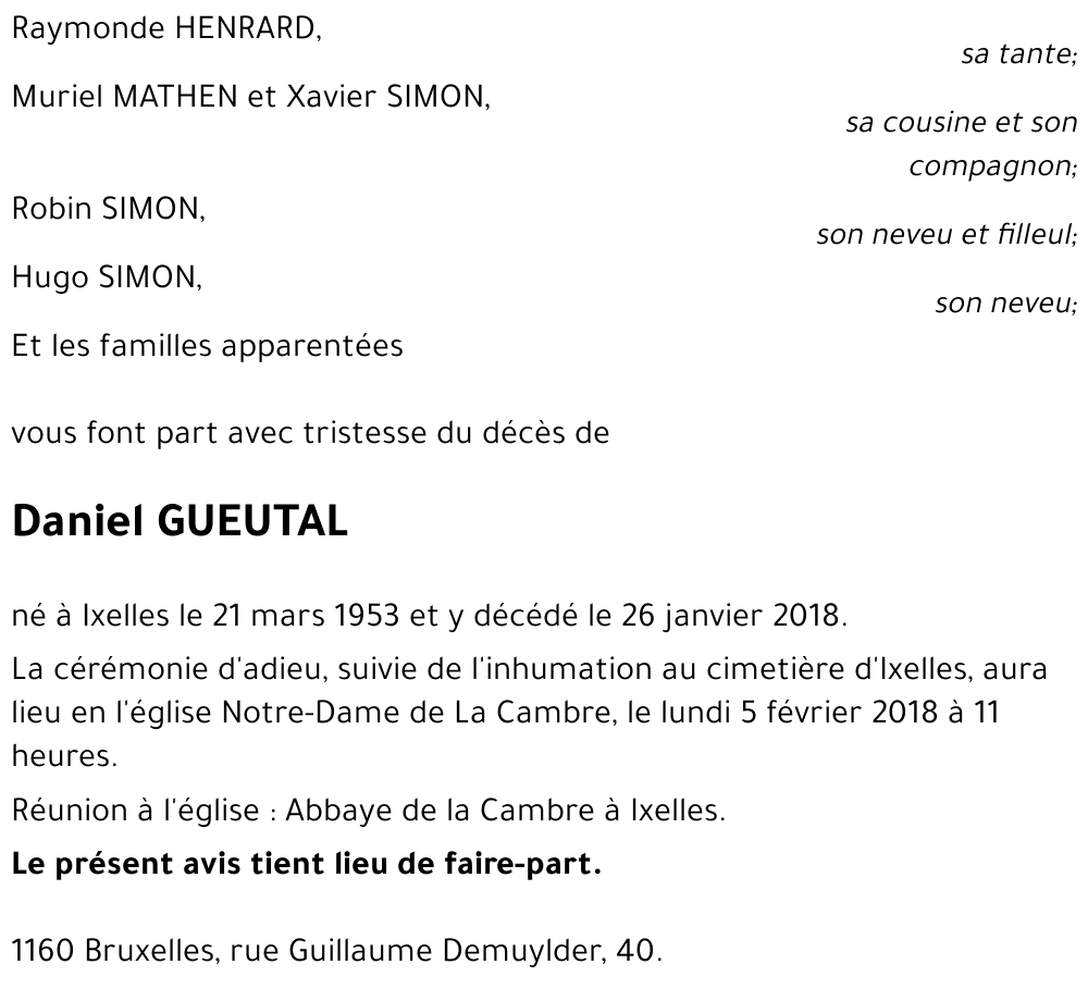 Daniel GUEUTAL