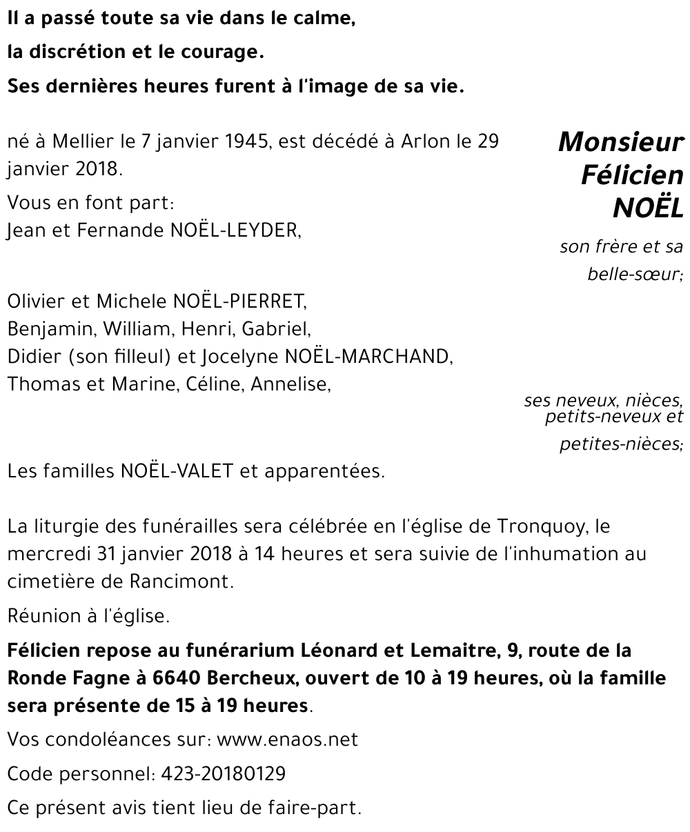 Félicien NOEL