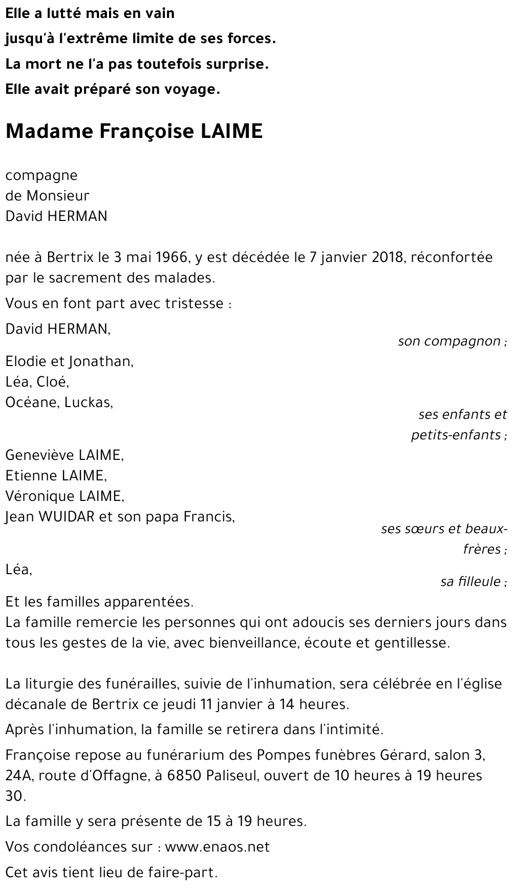 Françoise LAIME
